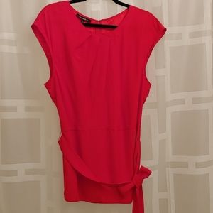 BNWT Red Lafayette 148 New York Silk Top Size 18